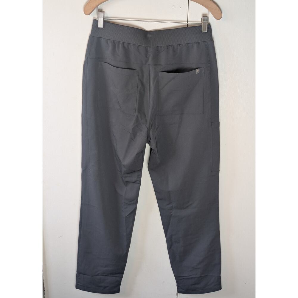 Fabletics Gray Scrub Pants Medium Short - image 2
